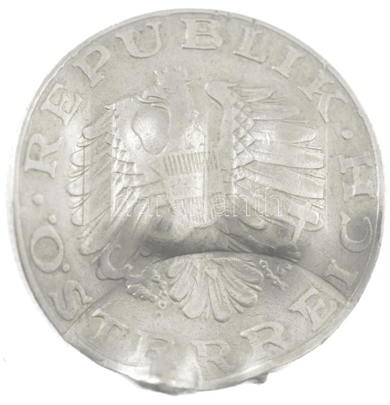 Ausztria 1974. 10Sch érvénytelenítve T:2 Austria 1974. 10 Schilling with cancellation C:XF - Image 2