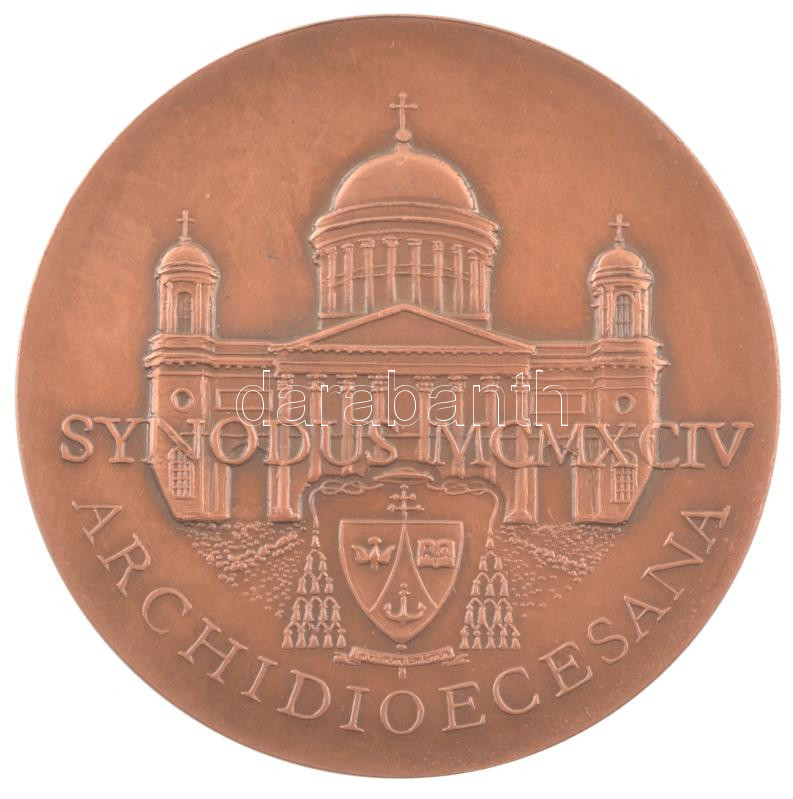 1994. Egyházmegyei szinódus emlékérem 'Méltóak vagyunk az evangéliumra / Szinódus 1994 - Főegyházság' kétoldalas bronz emlékérem T:1