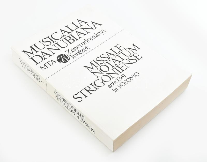 Musicalia Danubiana: MIssale Notatum Strigoniense ante 1341 in Posonio. Bp., 1982. Kiadói papírkötésben 692p.