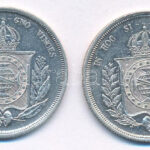 Brazília 1862. 500R Ag (2x) T:2 Brazil 1862. 500 Reis Ag (2x) C:XF Krause KM# 464 - Image 2