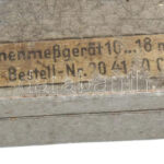 II. világháborús német keréknyomásmérő doboza 11x21 cm - Image 2