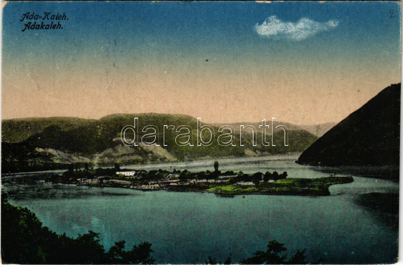 1924 Ada Kaleh, Török sziget Orsova alatt / Turkish island (Rb)