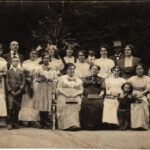 1913 Stájerlak, Stájerlakanina, Anina, Steierdorf; családi csoportkép / family photo (fa)
