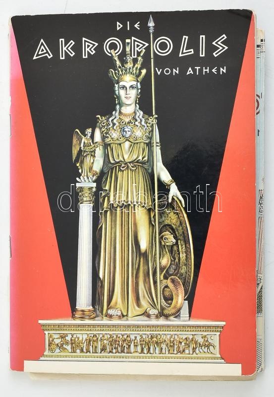 cca 1980 Athén az Akropolisz térképe - Image 2