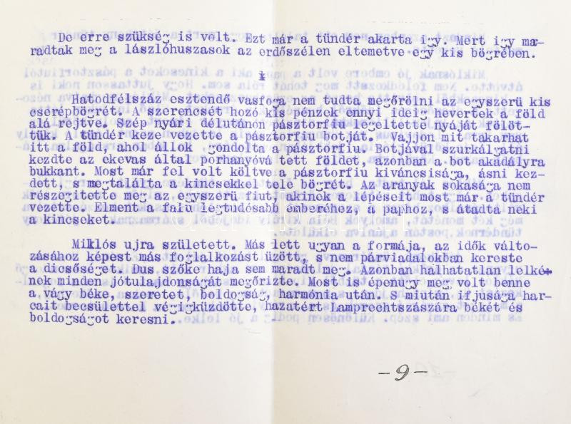 1913 Dr. Toldy Elemér: A Szent László-húszasok története, gépirat, 11p - Image 3