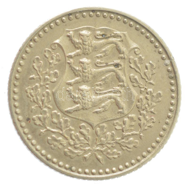 Észtország 1926. 1M Cu-Ni T:2 Estonia 1926. 1 Marka Cu-Ni C:XF Krause KM#5 - Image 2