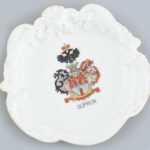 Herendi 'Sopron' porcelán tálka, kézzel festett, jelzett, hajszálrepedéssel, lepattanással, d: 10,5 cm