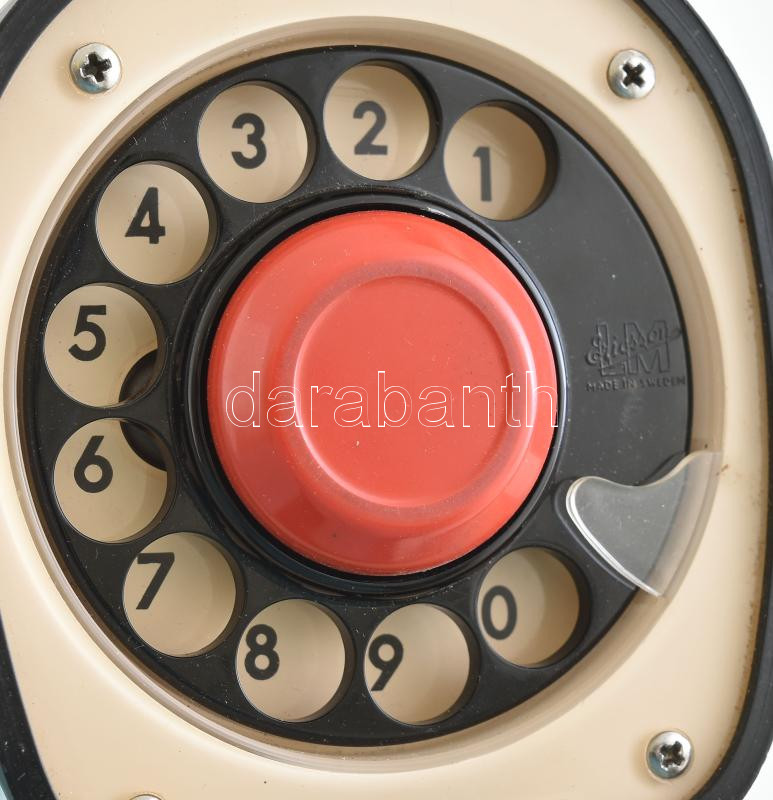Ericofon, nincs kipróbálva. m: 21,5 cm, kopásokkal. Az Ericofon egy darabból álló műanyag telefon, amelyet a svéd Ericsson cég készített, és a 20. század második felében forgalmazták. Ez volt az első olyan kereskedelmi forgalomba - Image 2
