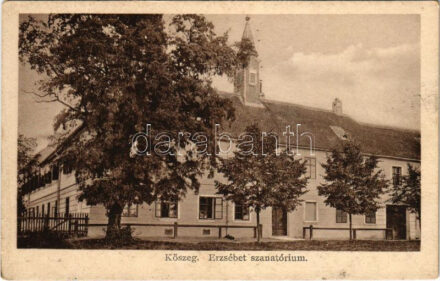 Kőszeg, Erzsébet szanatórium. Róth Jenő kiadása (fl)