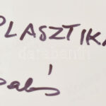 Balás István (1945- ): Plasztika. művészi fotóprint, jelzett, 23×30 cm - Image 2