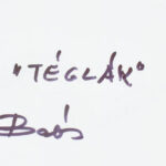 Balás István (1945- ): Téglák. művészi fotóprint, jelzett, 23×30 cm - Image 2