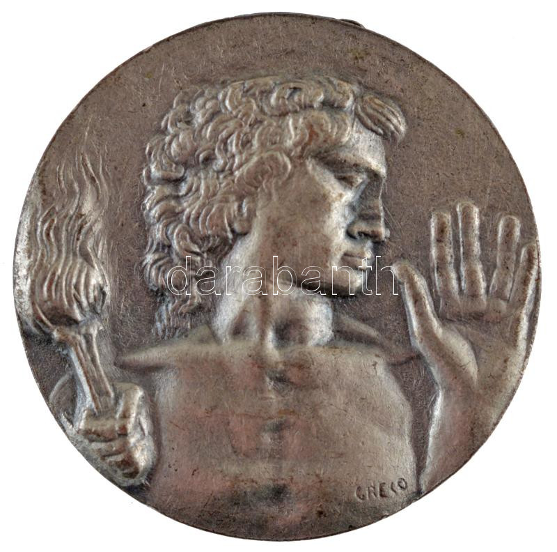 Olaszország 1960. 'Olasz Nemzeti Olimpiai Bizottság Érem' kétoldalas fém részvételi érem (38mm) T:1- Italy 1960. 'Italian National Olympic Committee Medallion' two-sided metal commemorative medallion (38mm) C:AU - Image 2