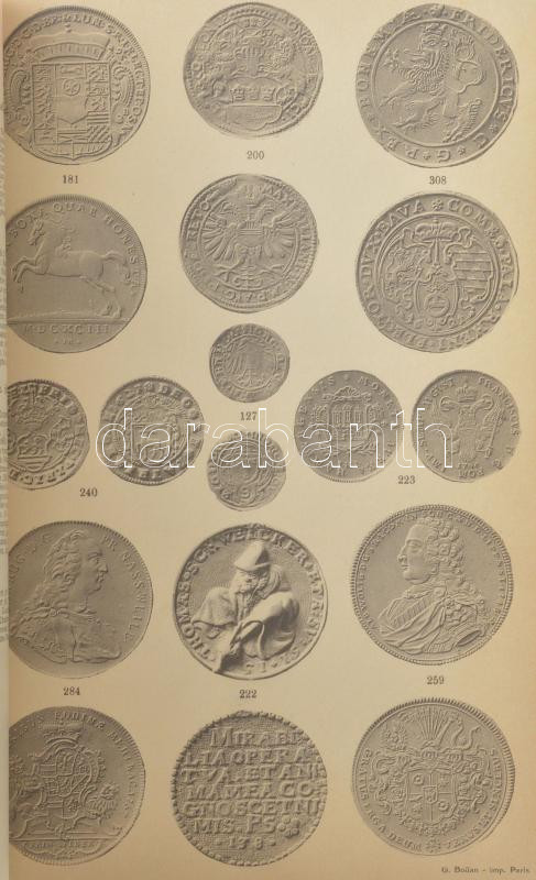 J. Schulmann két darab árverési katalógusa egybekötve: 1929. évi januári (M. Othon Leonardos gyűjtemény) és májusi árverések anyagai. - Image 3