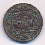 Ausztria 1763W 1kr Cu 'Mária Terézia' T:2 kis ph. Austria 1763W 1 Kreuzer Cu 'Maria Theresia' C:XF small edge error Krause KM#1993 - Image 2