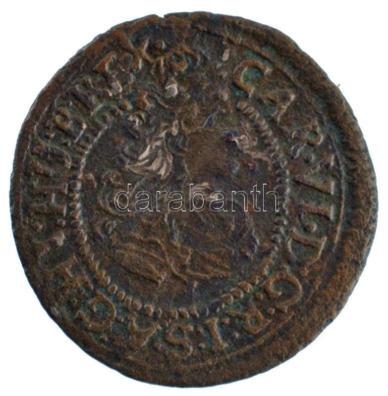 1715PH Poltura Ag 'III. Károly' T:2- patina Huszár 1631., Unger II.: 1202.