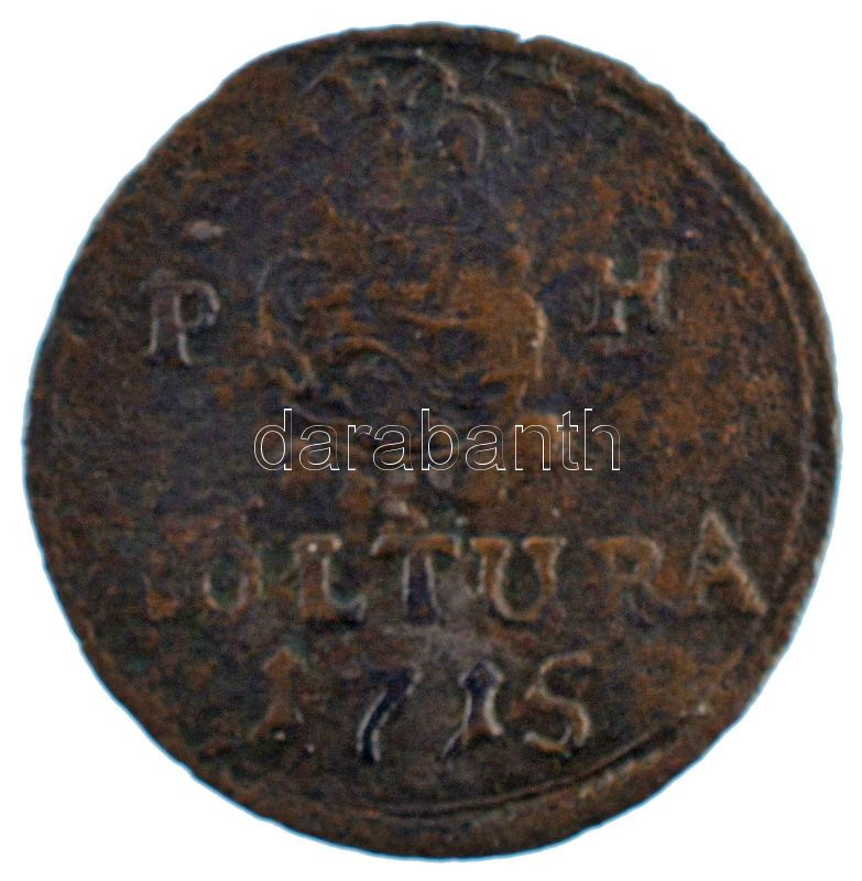 1715PH Poltura Ag 'III. Károly' T:2- patina Huszár 1631., Unger II.: 1202. - Image 2