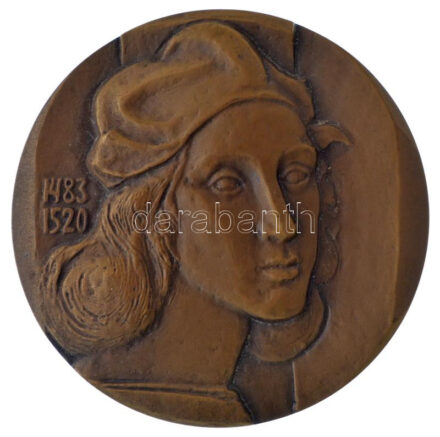 Szovjetúnió 1986. 'Raffaello' kétoldalas bronz emlékérem (60mm) T:1- Soviet Union 1986. 'Raffaello' two-sided bronze commemorative medallion (60mm) C:AU