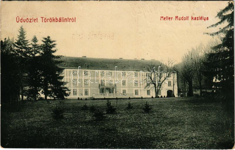 1908 Törökbálint, Meller Rudolf kastélya. W.L. 4309. (kopott sarkak / worn corners)