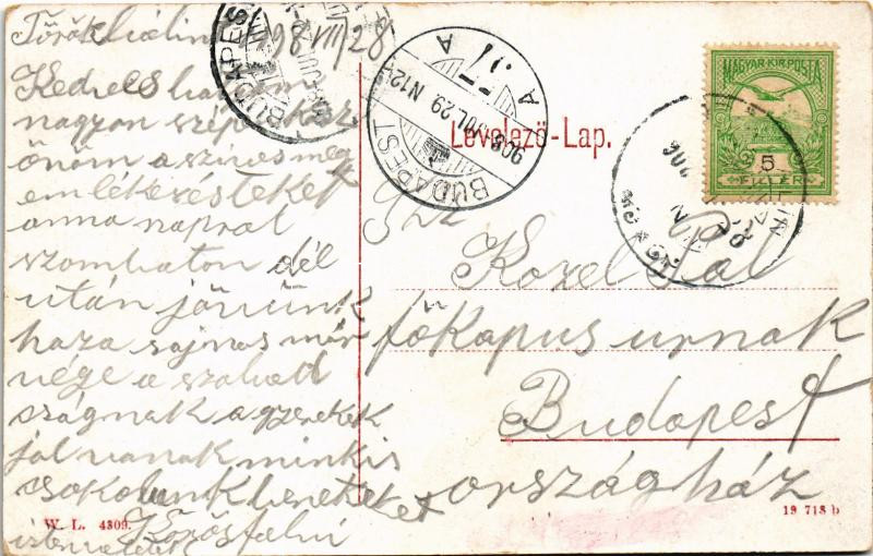 1908 Törökbálint, Meller Rudolf kastélya. W.L. 4309. (kopott sarkak / worn corners) - Image 2