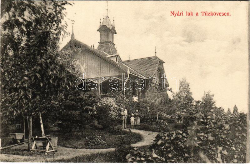 Tűzköves (Miskolc-Avas), Nyári lak, villa