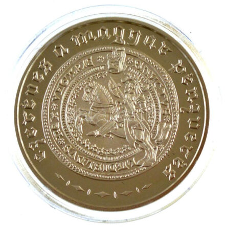 2001. 3000Ft Ag 'Ezeréves a magyar pénzverés' kapszulában, tanúsítvánnyal T:PP Adamo EM170