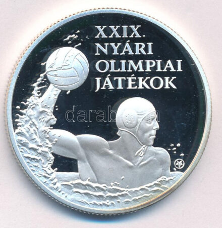 2008. 5000Ft Ag 'XXIX. Nyári Olimpiai Játékok' sérült kapszulában, tanúsítvánnyal T:PP Adamo EM217