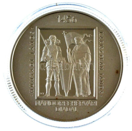 2006. 5000Ft Ag 'Nándorfehérvári diadal' kapszulában, tanúsítvánnyal, tájékoztatóval T:PP Adamo EM204