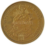 DN 'Magyarok Kincstára - Aranydukát, 1848' aranyozott réz-cink ötvözet utánveret tanúsítvánnyal, kapszulában (20mm) T:PP - Image 2
