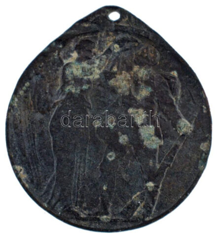 Német Birodalom ~1914-1918. 'Furg Dagerland (A Hazáért) / 1914' bronz kitüntetés mellszalag nélkül T:3 German Empire ~1914-1918. 'Furg Dagerland (For the Fatherland) / 1914' bronze decoration without ribbon C:F