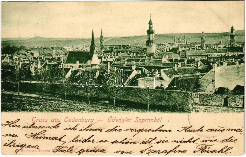 1901 Sopron, Oedenburg; L. Kummert