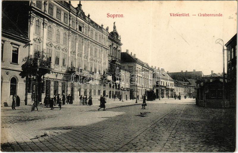 Sopron, Várkerület. Blum Náthán és fia (EK)
