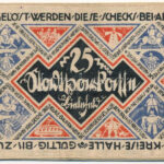 Németország / Weimari Köztársaság / Bielefeld 1921. 25M vászon T:II fo. / Germany / Weimar Republic / Bielefeld 1921. 25 Mark linen C:XF spotted - Image 2