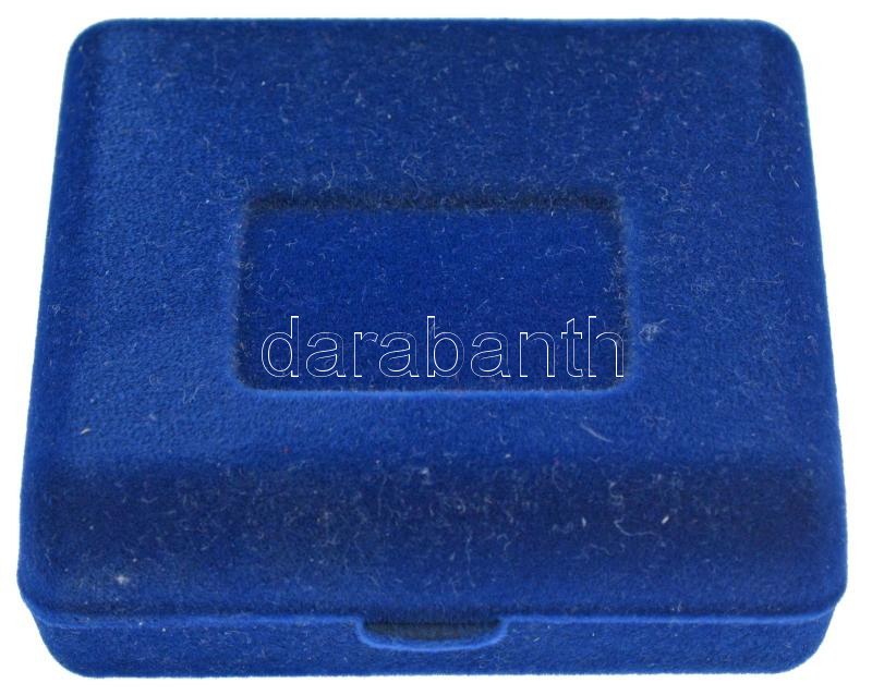 Bognár György (1944-) 1996. 'Inter-Európa Bank Rt. - Budapest / Alapítása 15. évfordulójára 1981-1996' jelzett Ag emlékérem, tanúsítvánnyal, sérült tokban (15,55g/0.925/32mm) T:PP ujjlenyomat, fo. - Image 3