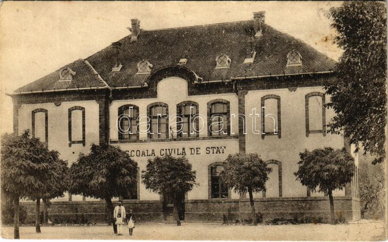 Szászsebes, Mühlbach, Sebesul Sasesc, Sebes; Staatsschule / Scoala de stat / Állami iskola / school (Rb)