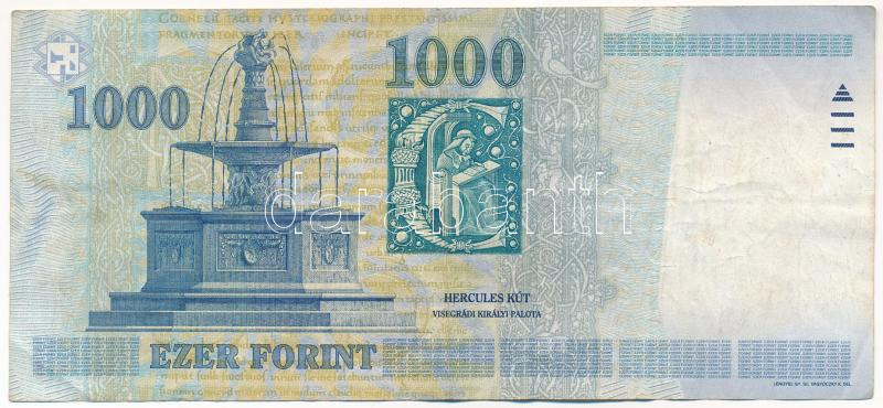 1998. 1000Ft 'DH 7384876' T:III Adamo F55.7 - Image 2