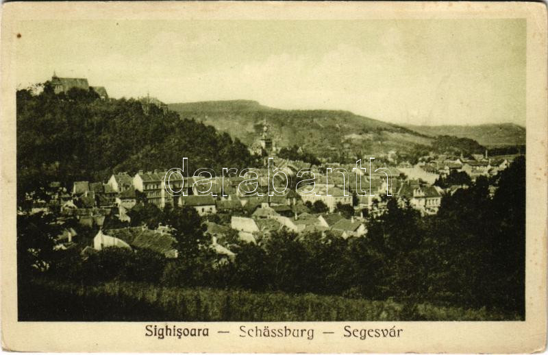 Segesvár, Schässburg, Sighisoara; látkép / general view (EK)