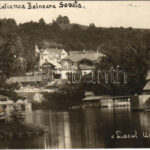 1925 Szováta-fürdő, Baile Sovata; Lacul Ursu / Medve-tó, nyaraló / spa, lake, villa. Deak photo