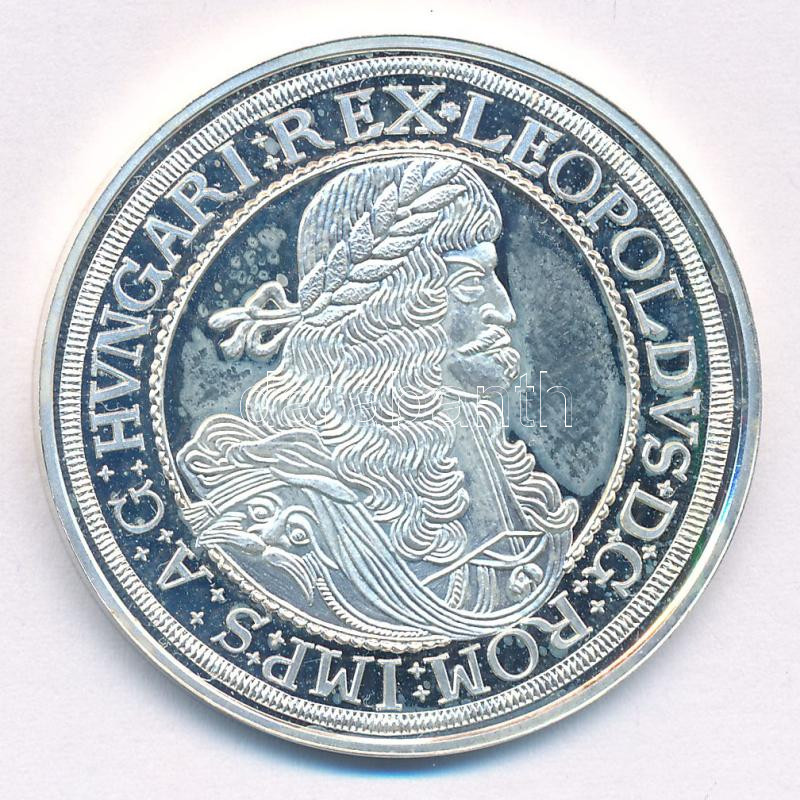 DN 'Magyar tallérok utánveretben - I. Lipót 1687' Ag emlékérem (20g/0.999/38,6mm) T:1 (eredetileg PP) fo.