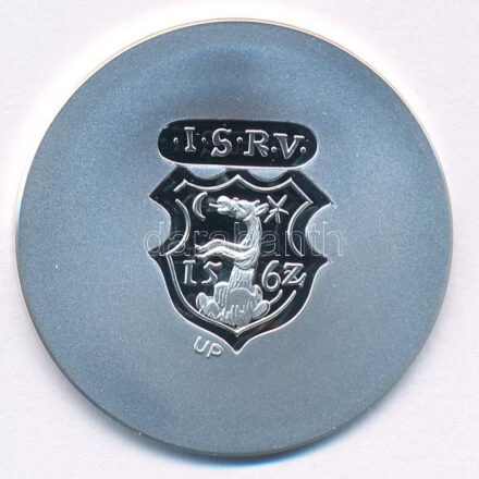 DN 'Magyar tallérok utánveretben - János Zsigmond tábori tallérja' Ag emlékérem tanúsítvánnyal (20g/0.999/38,6mm) T:PP