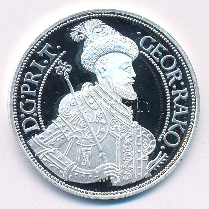 DN 'Magyar tallérok utánveretben - II. Rákóczi Ferenc tallérja 1651' Ag emlékérem tanúsítvánnyal (20g/0.999/38,6mm) T:PP