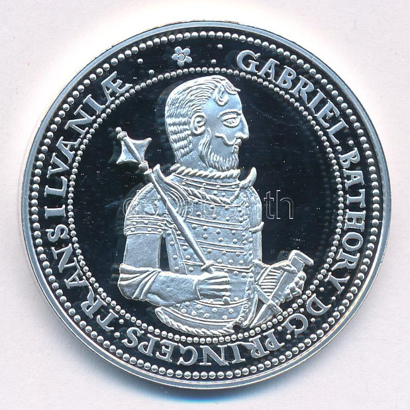 DN 'Magyar tallérok utánveretben - Báthory Gábor tallérja 1609.' kétoldalas Ag emlékérem (20g/0.999/38.61mm) T:PP