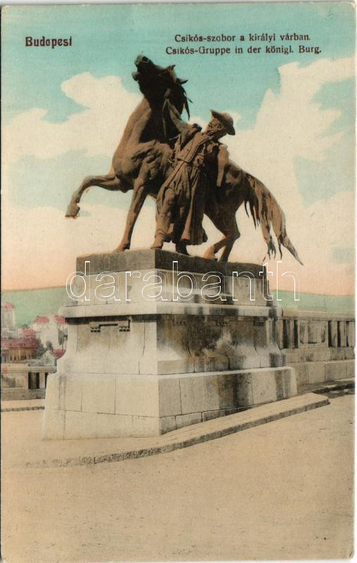 Budapest I. Csikós szobor a várban