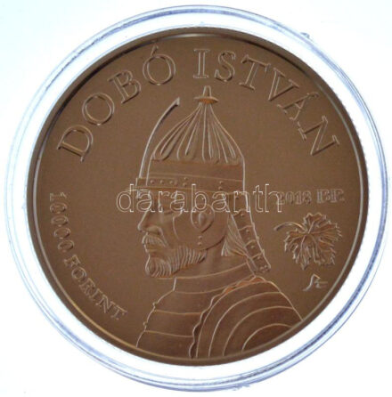 2018. 10.000Ft Ag 'Egri vár' tanúsítvánnyal, kapszulában T:PP