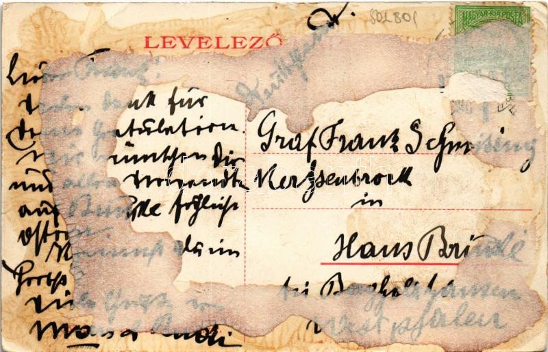 Gyulafehérvár, Karlsburg, Alba Iulia; Városi árvaház / orphanage (ragasztónyom / glue marks) - Image 2