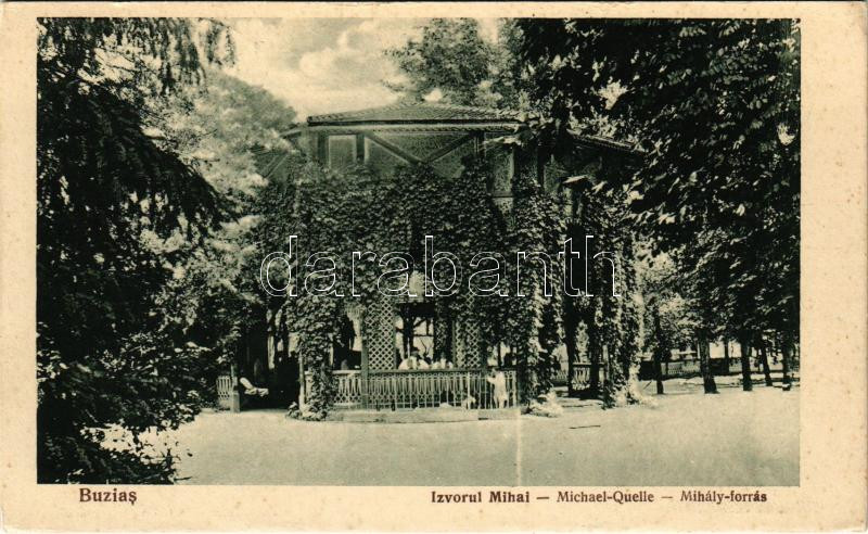 Buziásfürdő, Baile Buzias; Izvorul Mihai / Michael-Quelle / Mihály-forrás / spa, spring source (non PC) (EK)