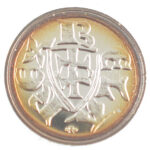 DN 'Magyarok Kincstára - III. Béla dénár' ezüstözött rézötvözet utánveret kapszulában (26mm) T:PP patina
