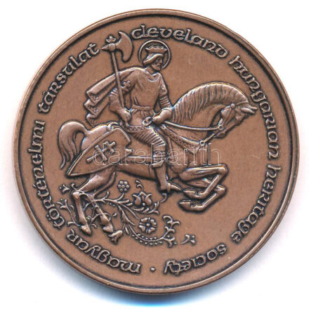 Amerikai Egyesült Államok 2000. 'Magyar Történelmi Társulat - Cleveland - Hungarian Heritage Society' kétoldalas bronz naptárérem (42mm) T:1 United States 2000. 'Magyar Történelmi Társulat - Cleveland - Hungarian Heritage Society' two
