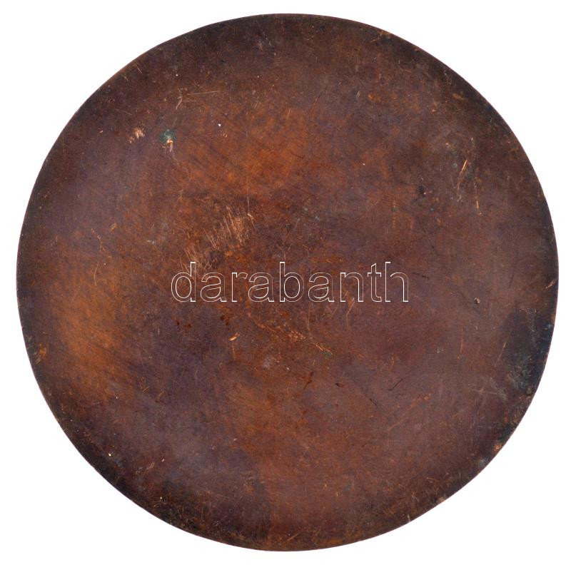 DN 'Mathias Rex' egyoldalas bronz emlékérem (110mm) T:1- - Image 2
