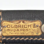 Olbrich L. Budapest Teréz körút 6. pipere táska tartalomma, kis sérülésekkel, kopásokkal. 28x40x12 cm - Image 4