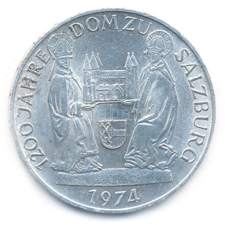Ausztria 1974. 50Sch Ag '1200 éves a Salzburgi Dóm' T:2,2- karc, kis ph Austria 1974. 50 Schilling Ag '1200th Anniversary - Salzburg Cathedral' C:XF,VF scratch, small edge error Krause KM#2921